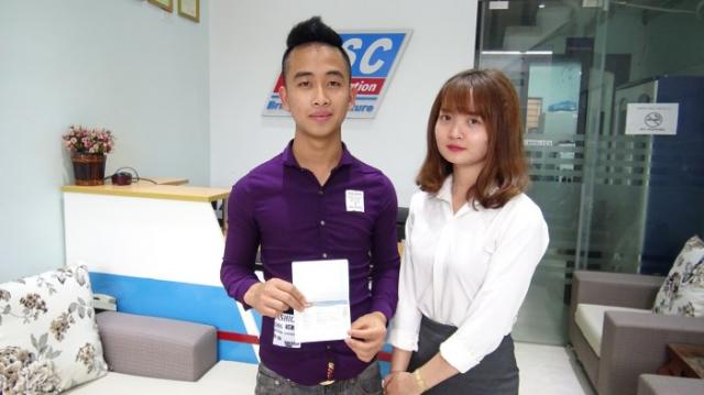 Visa du học Hàn Quốc: Trần Văn Linh du học trường Đại học Wonkwang theo chương trình visa cam kết