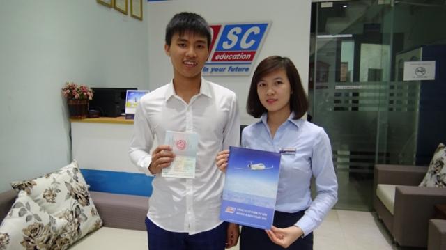 Du học Hàn Quốc: Cao Hữu Thành nhận visa du học trường Đại học Konkuk
